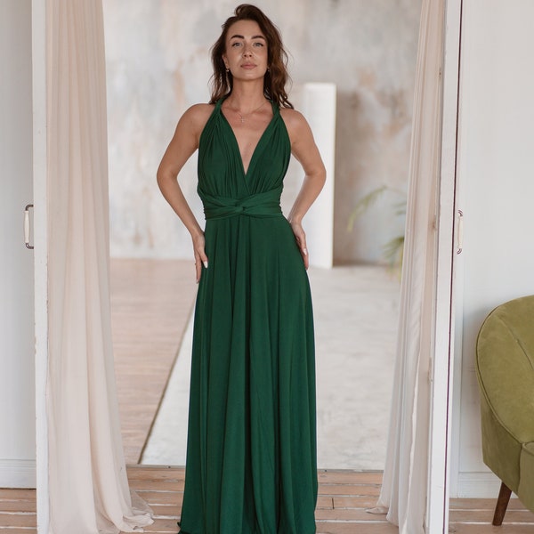 Forest Green Dress Etsy