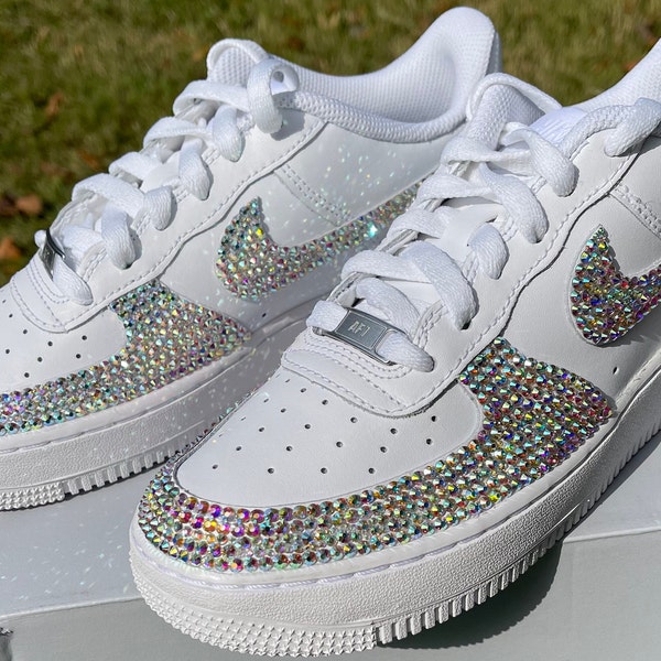 Bling Nike Air Force 1 (AB Crystals)