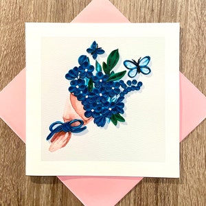 Handmade Card Quilling Card Greeting Card Paper Filigree