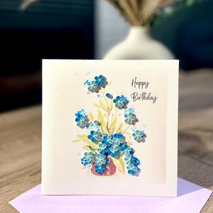 Carte Quilling Carte faite main Carte de voeux Papier filigrane