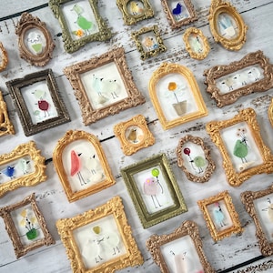 Mini Framed Sea Glass Magnets