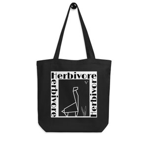 Bold Herbivore - Eco Tote Bag - Vegan Tote Bag