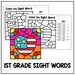 4th of July Sight Word Color by Code for First & Second Grade, No Prep ...