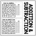 1st Grade Math Color by Code Worksheets, Addition Subtraction Shapes ...