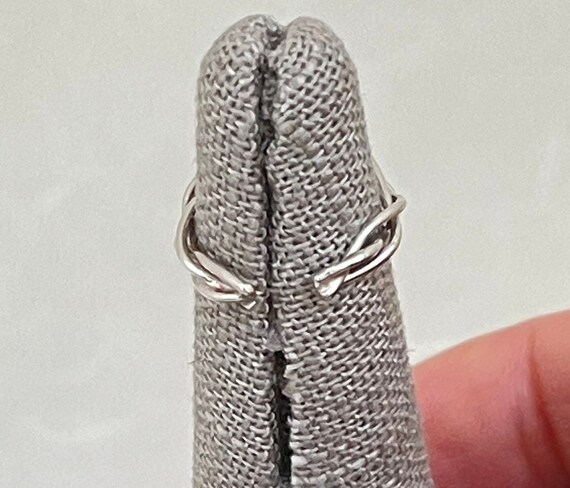 Sterling Silver Woven Toe Ring - image 4