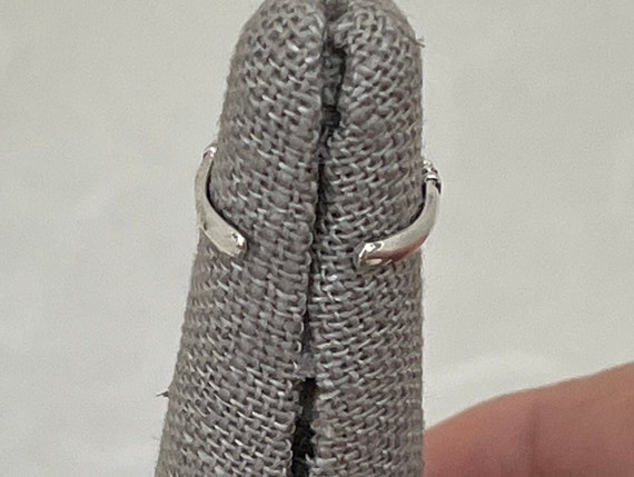 Sterling Silver Ribbed Toe Ring - image 4