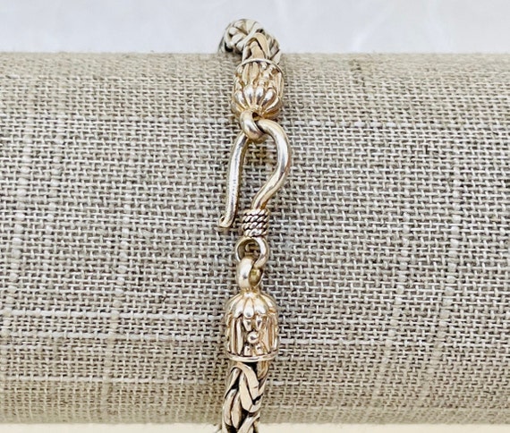 Vintage Sterling Silver Square Byzantine - image 1