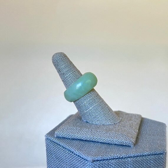 Solid Hand Carved Serpentine Ring - image 3