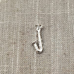 Vintage Sterling Silver Saxophone Charm
