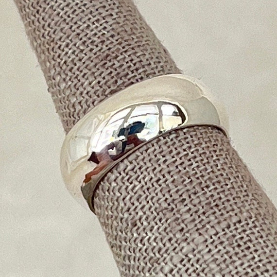 Sterling Silver Domed Band - image 2