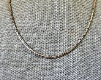 ヴィンテージ スターリング シルバー 16 インチ スネーク ネックレス