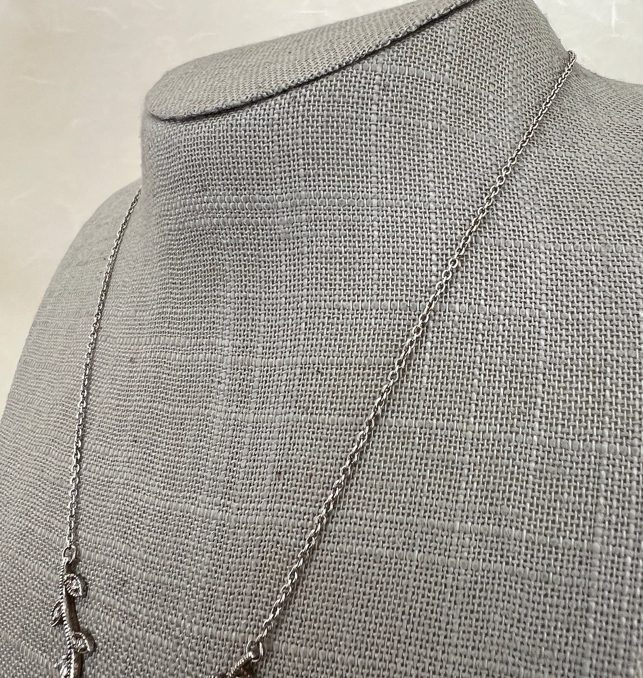 ⭐️  スターリングシルバー ネックレス☆ビンテージ ヴィンテージ スターリング シルバー 17 1/2