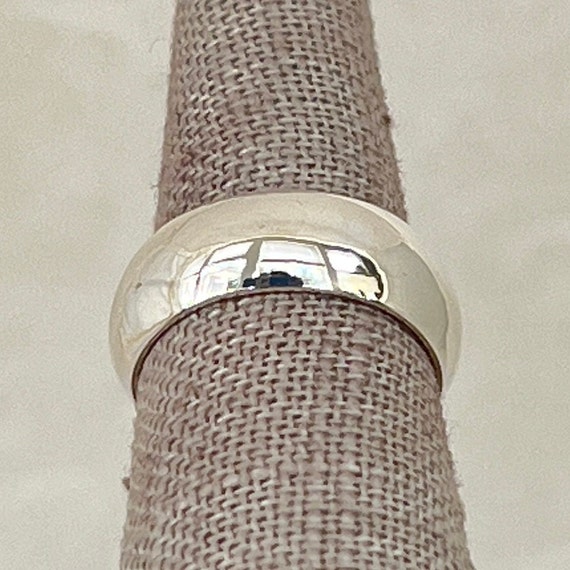 Sterling Silver Domed Band - image 4