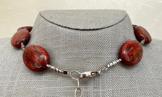 Sterling Silver Jasper Necklace View 4