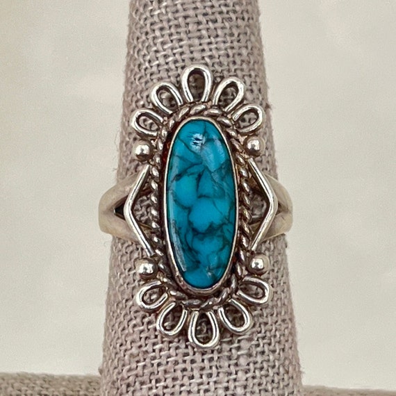 Bell Trading Company Sterling Silver Turquoise Ring Etsy Australia