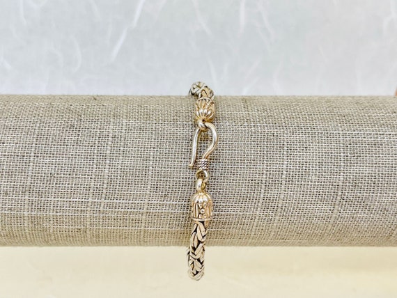 Vintage Sterling Silver Square Byzantine - image 2