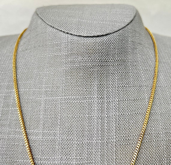 14K Yellow Gold 30" Foxtail Chain Necklace - image 2