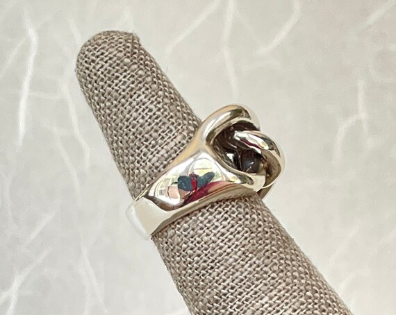 Sterling Silver Linked Chain Ring - image 4