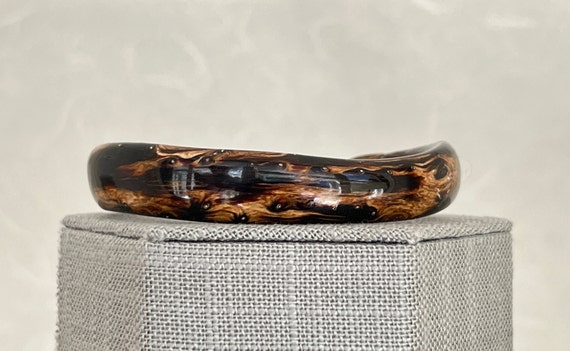 Carved Cactus Wood Cuff - image 1