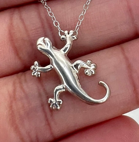Sterling Silver Lizard Charm - image 4