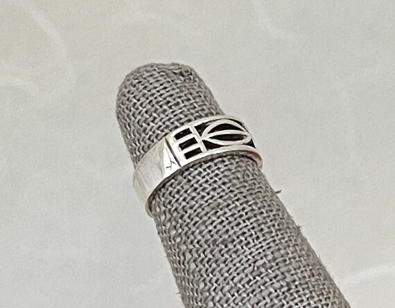Sterling Silver Open Pattern Toe Ring - image 3