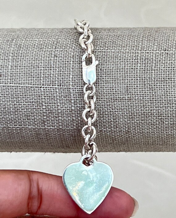 Bracciali Di Bigiotteria D'argento A Cuore - Foto 9