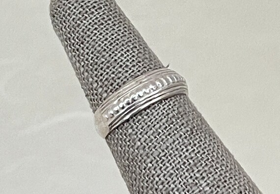 Sterling Silver Beaded Toe Ring - image 3