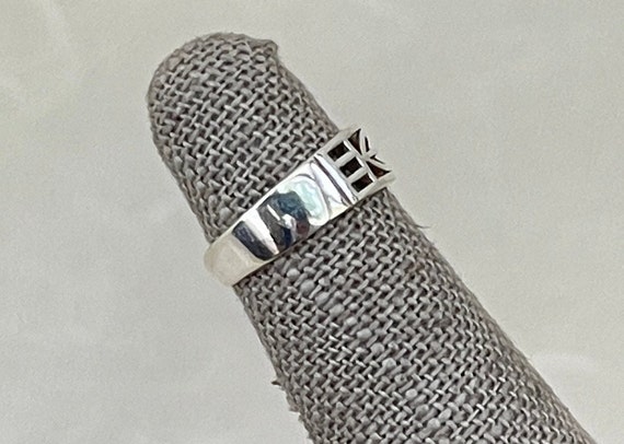 Sterling Silver Open Pattern Toe Ring - image 4