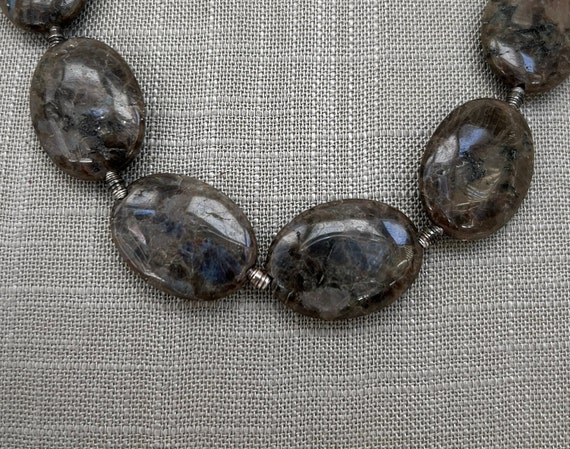 Sterling Silver Labradorite Necklace