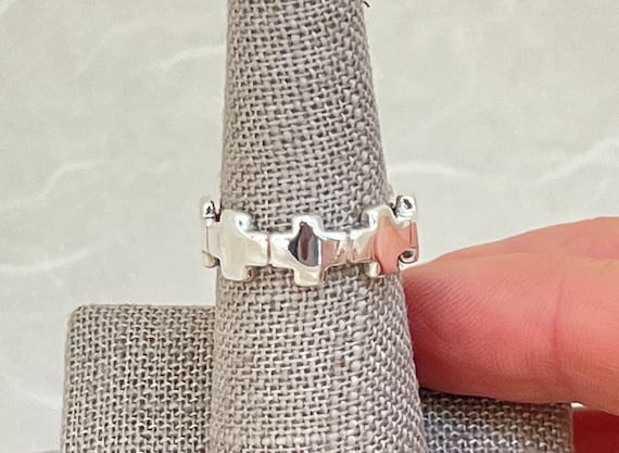 Sterling Silver Multi Cross Ring - image 1