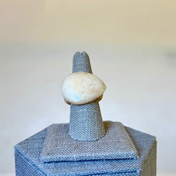 Solid Hand Carved Quartzite Ring - image 2