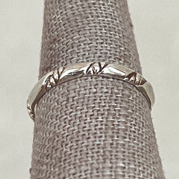 Sterling Silver Twisted Rope Ring - image 5