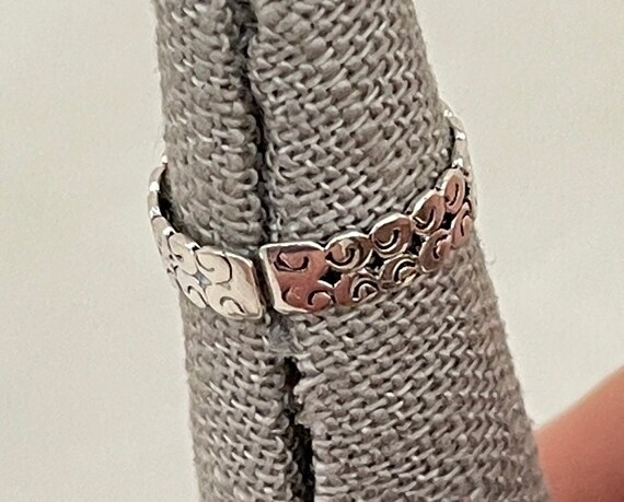 Sterling Silver Aztec Pattern Toe Ring - image 4