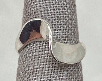 Celinni Sterling Silver Organic Twist Ring