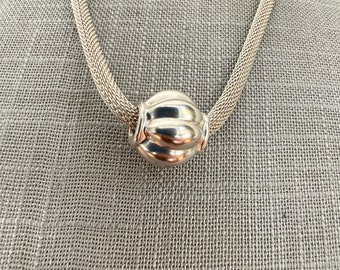 スターリングシルバー数16 16個チャームネックレス、18 