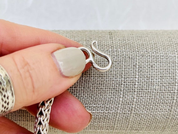 Vintage Sterling Silver Round Wheat with Inline A… - image 4