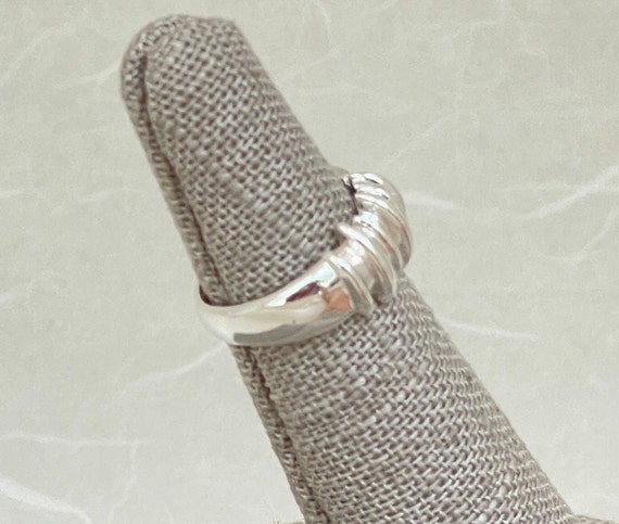 Sterling Silver Ribbed Ring - image 4