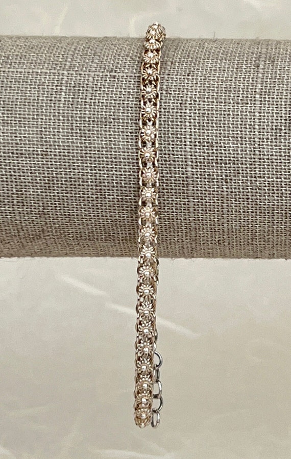 Vintage tibetan sterling silver Gem