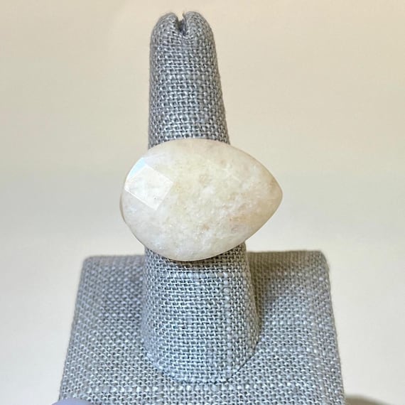 Solid Hand Carved Quartzite Ring - image 1