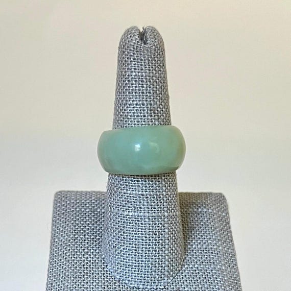 Solid Hand Carved Serpentine Ring - image 1