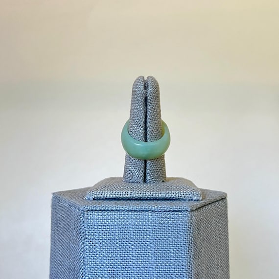 Solid Hand Carved Serpentine Ring - image 5