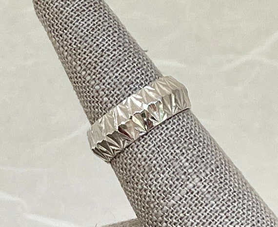 Sterling Silver Textured Band - image 3
