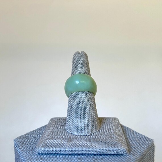 Solid Hand Carved Serpentine Ring - image 2