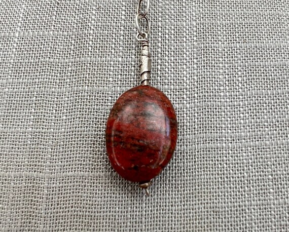 Sterling Silver Jasper Necklace View 5