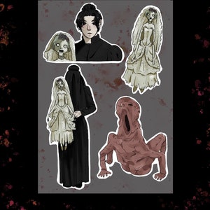 Arkusz naklejek Resident Evil Village Donna i Angie