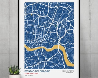 FC Porto Gift for Football Fan FC Porto Wall Art Football Fan FC Porto Fan Gift Football Fan Gift