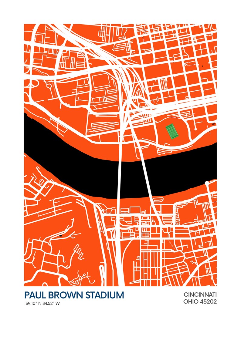 Cincinnati Bengals Gift for NFL Fan Cincinnati Bengals Wall Art NFL Fan ...