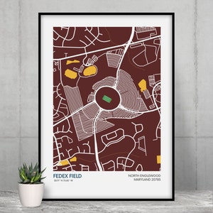 Washington Kommandanten Geschenk für NFL Fan Washington Kommandanten Wand Kunst NFL Fan Washington Kommandanten Fan Geschenk NFL Fan Geschenk