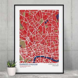 Cadeau d’Arsenal pour fan de football Arsenal Wall Art Fan de football Cadeau de fan d’Arsenal Cadeau de fan de football