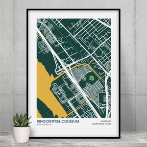 Oakland Athletics Gift for MLB Fan Oakland Athletics Wall Art MLB Fan Oakland Athletics Fan Gift MLB Fan Gift